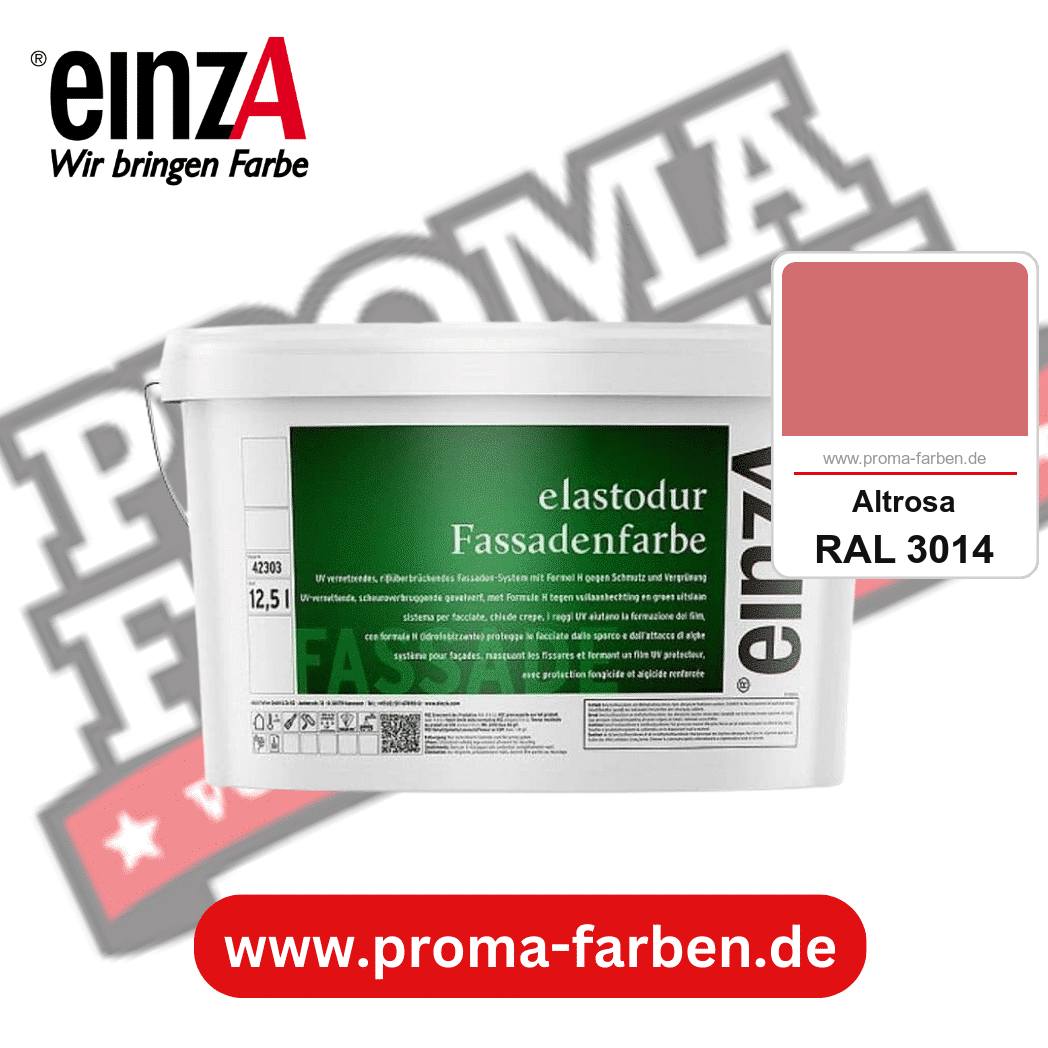 einzA elastodur Fassadenfarbe kaufen bei Proma Farben RAL 3014 Altrosa