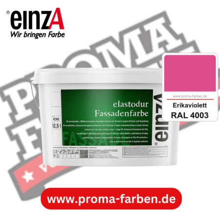 einzA elastodur Fassadenfarbe kaufen bei Proma Farben RAL 4003 Erikaviolett
