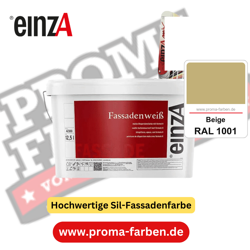 einzA Fassadenweiß kaufen bei Proma Farben RAL 1001 Beige