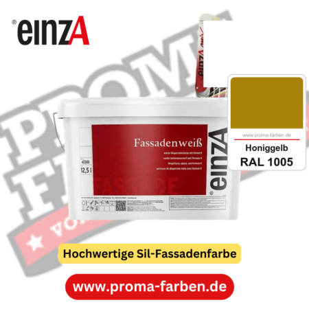 einzA Fassadenweiß kaufen bei Proma Farben RAL 1005 Honiggelb