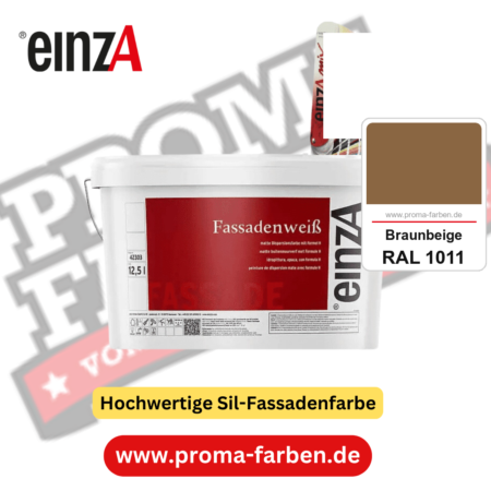 einzA Fassadenweiß kaufen bei Proma Farben RAL 1011 Braunbeige