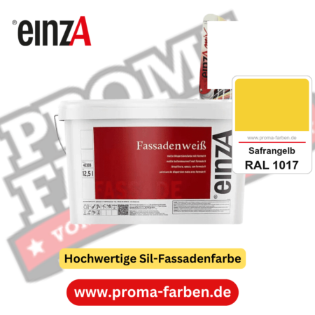 einzA Fassadenweiß kaufen bei Proma Farben RAL 1017 Safrangelb