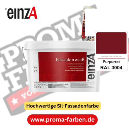 einzA Fassadenweiß kaufen bei Proma Farben RAL 3004 Purpurrot