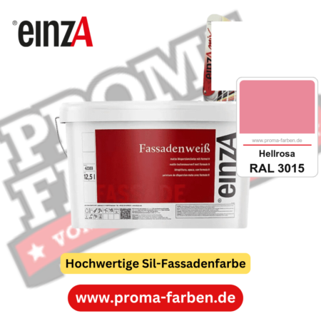 einzA Fassadenweiß kaufen bei Proma Farben RAL 3015 Hellrosa