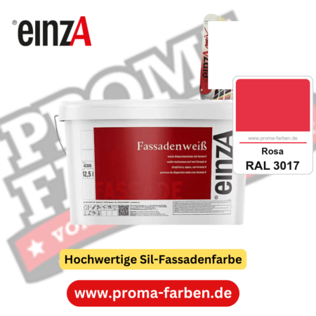 einzA Fassadenweiß kaufen bei Proma Farben RAL 3017 Rosa