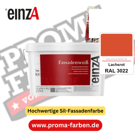 einzA Fassadenweiß kaufen bei Proma Farben RAL 3022 Lachsrot