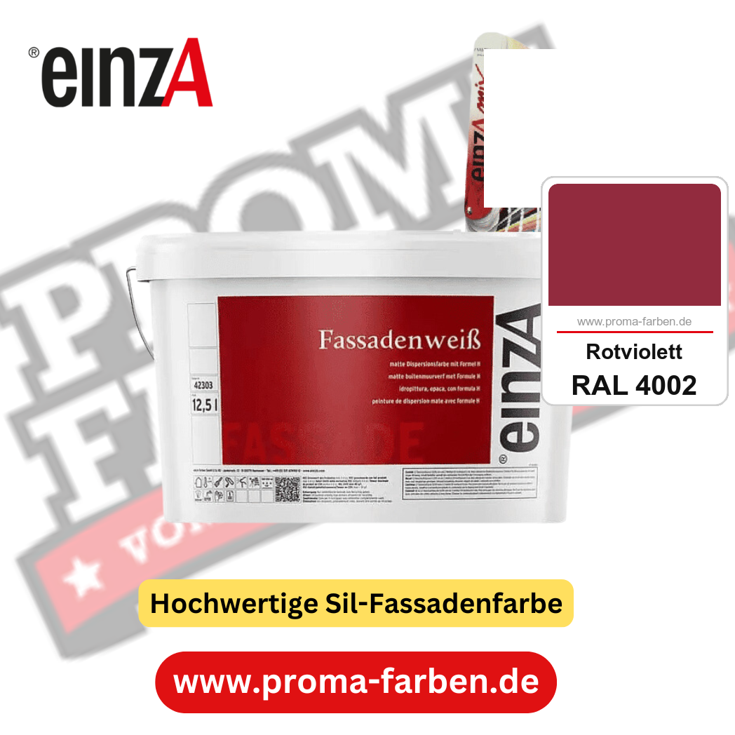einzA Fassadenweiß kaufen bei Proma Farben RAL 4002 Rotviolett
