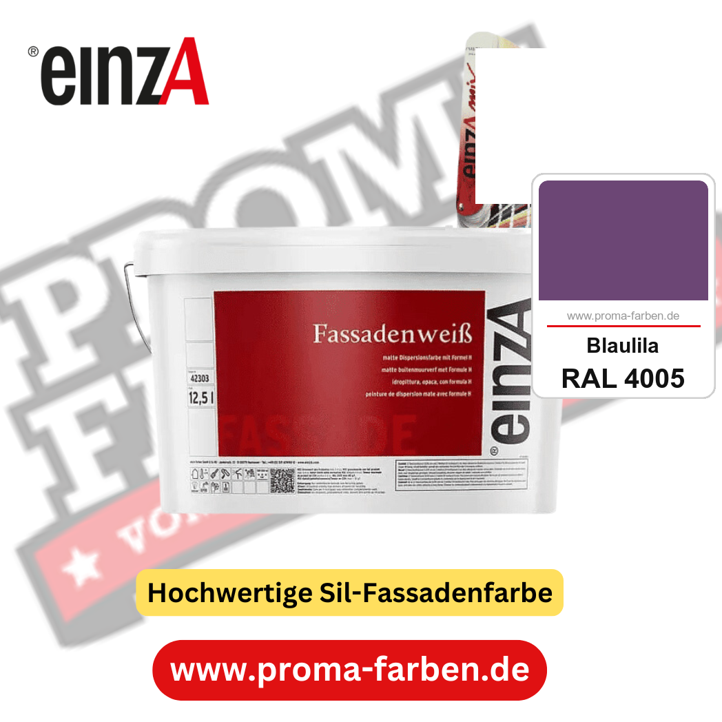 einzA Fassadenweiß kaufen bei Proma Farben RAL 4005 Blaulila
