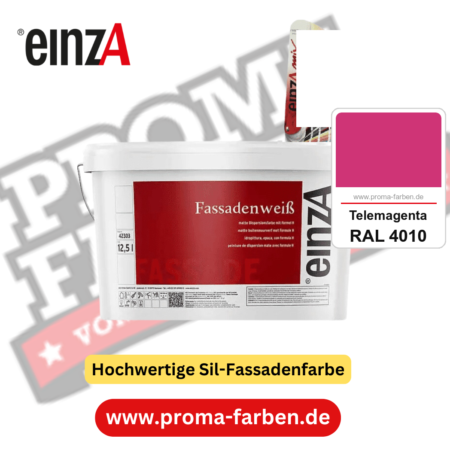 einzA Fassadenweiß kaufen bei Proma Farben RAL 4010 Telemagenta