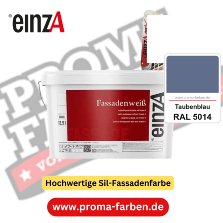einzA Fassadenweiß kaufen bei Proma Farben RAL 5014 Taubenblau