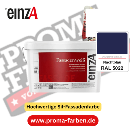 einzA Fassadenweiß kaufen bei Proma Farben RAL 5022 Nachtblau