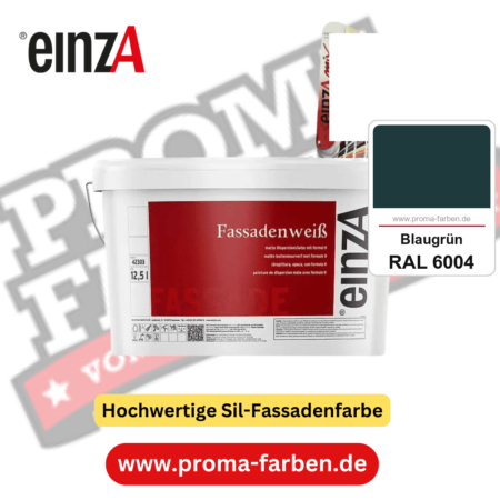 einzA Fassadenweiß kaufen bei Proma Farben RAL 6004 Blaugrün