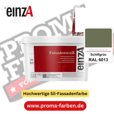 einzA Fassadenweiß kaufen bei Proma Farben RAL 6013 Schilfgrün