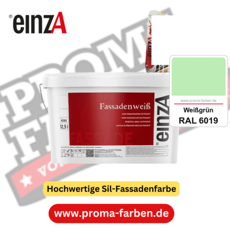 einzA Fassadenweiß kaufen bei Proma Farben RAL 6019 Weißgrün