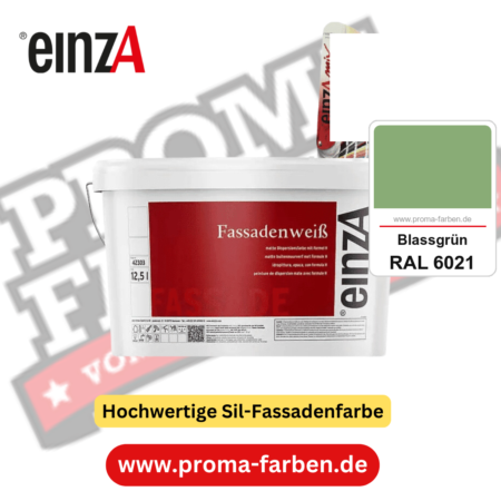 einzA Fassadenweiß kaufen bei Proma Farben RAL 6021 Blassgrün