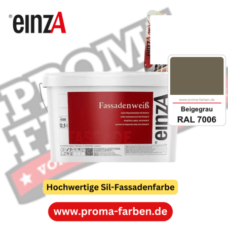 einzA Fassadenweiß kaufen bei Proma Farben RAL 7006 Beigegrau
