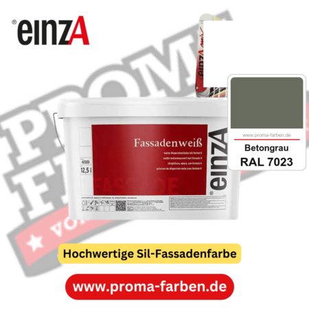einzA Fassadenweiß kaufen bei Proma Farben RAL 7023 Betongrau
