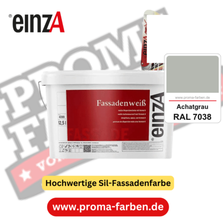einzA Fassadenweiß kaufen bei Proma Farben RAL 7038 Achatgrau