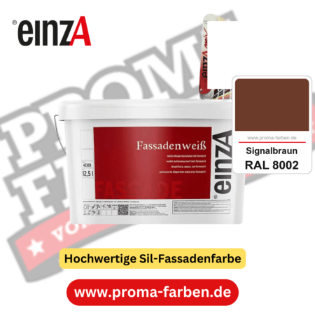 einzA Fassadenweiß kaufen bei Proma Farben RAL 8002 Signalbraun