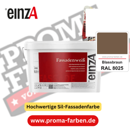 einzA Fassadenweiß kaufen bei Proma Farben RAL 8025 Blassbraun