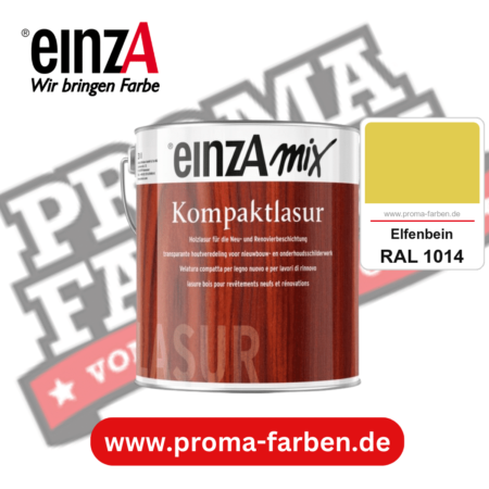 einzA Kompaktlasur kaufen bei Proma Farben RAL 1014 Elfenbein