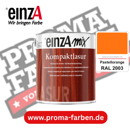 einzA Kompaktlasur kaufen bei Proma Farben RAL 2003 Pastellorange