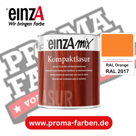 einzA Kompaktlasur kaufen bei Proma Farben RAL 2017 RAL Orange