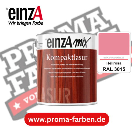 einzA Kompaktlasur kaufen bei Proma Farben RAL 3015 Hellrosa