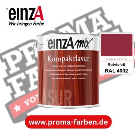einzA Kompaktlasur kaufen bei Proma Farben RAL 4002 Rotviolett