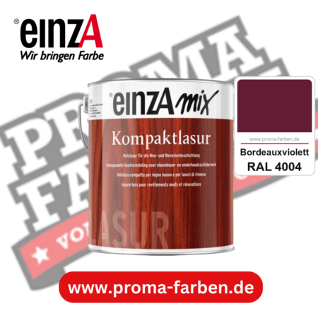 einzA Kompaktlasur kaufen bei Proma Farben RAL 4004 Bordeauxviolett