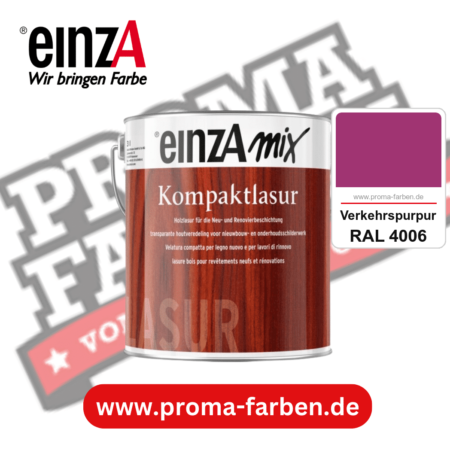 einzA Kompaktlasur kaufen bei Proma Farben RAL 4006 Verkehrspurpur