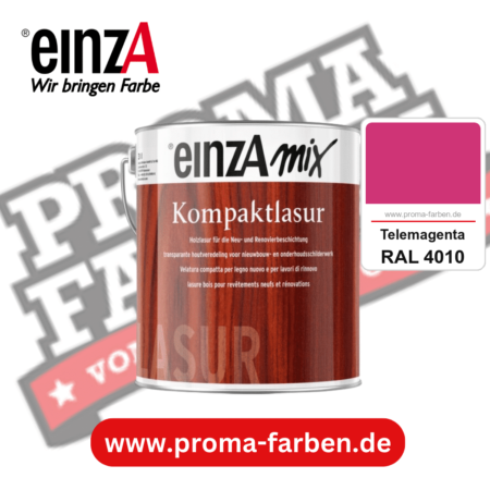 einzA Kompaktlasur kaufen bei Proma Farben RAL 4010 Telemagenta