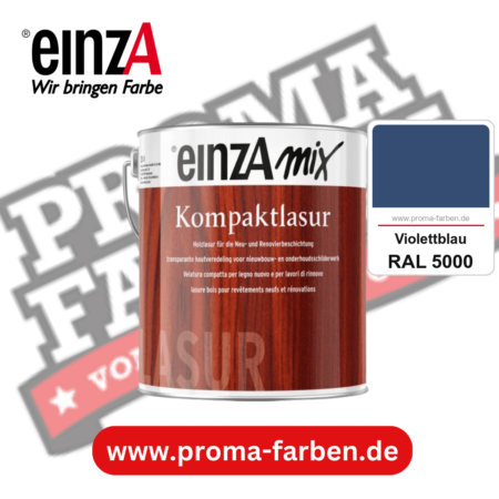 einzA Kompaktlasur kaufen bei Proma Farben RAL 5000 Violettblau