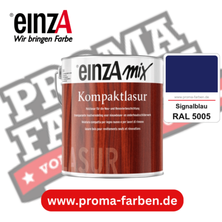 einzA Kompaktlasur kaufen bei Proma Farben RAL 5005 Signalblau