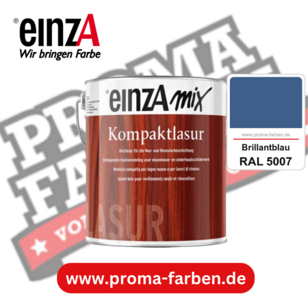 einzA Kompaktlasur kaufen bei Proma Farben RAL 5007 Brillantblau