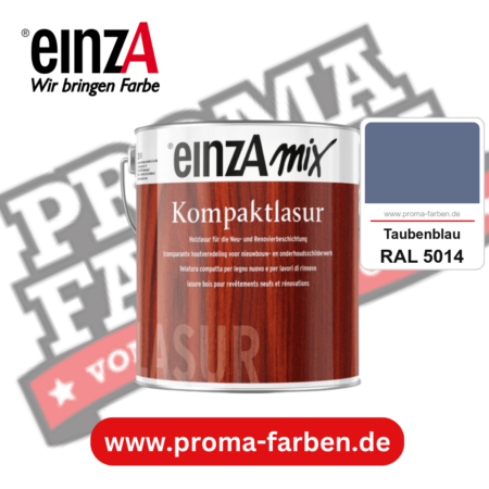 einzA Kompaktlasur kaufen bei Proma Farben RAL 5014 Taubenblau