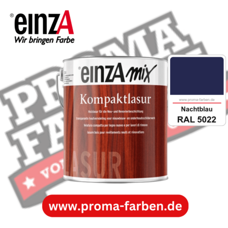 einzA Kompaktlasur kaufen bei Proma Farben RAL 5022 Nachtblau