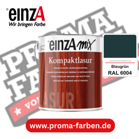 einzA Kompaktlasur kaufen bei Proma Farben RAL 6004 Blaugrün