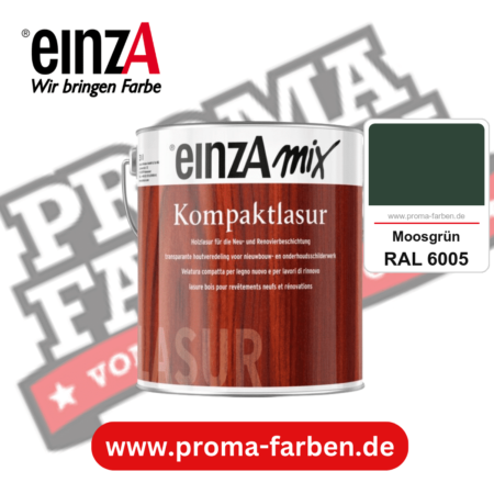 einzA Kompaktlasur kaufen bei Proma Farben RAL 6005 Moosgrün