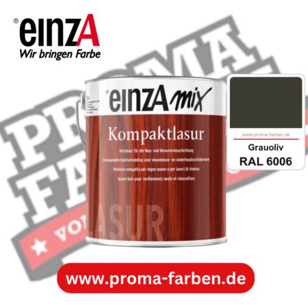 einzA Kompaktlasur kaufen bei Proma Farben RAL 6006 Grauoliv