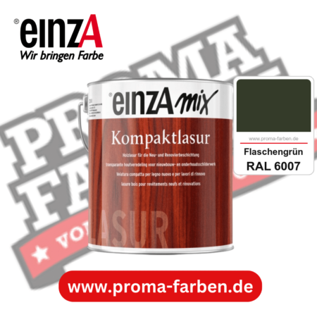 einzA Kompaktlasur kaufen bei Proma Farben RAL 6007 Flaschengrün