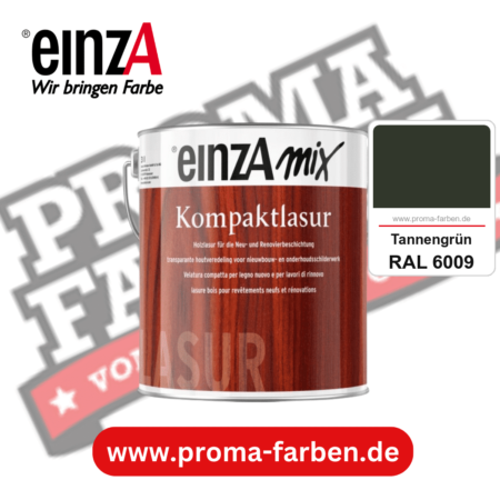 einzA Kompaktlasur kaufen bei Proma Farben RAL 6009 Tannengrün