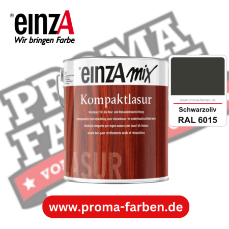 einzA Kompaktlasur kaufen bei Proma Farben RAL 6015 Schwarzoliv