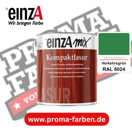 einzA Kompaktlasur kaufen bei Proma Farben RAL 6024 Verkehrsgrün