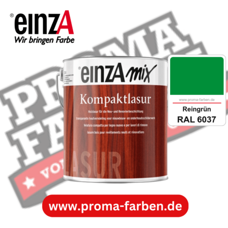 einzA Kompaktlasur kaufen bei Proma Farben RAL 6037 Reingrün