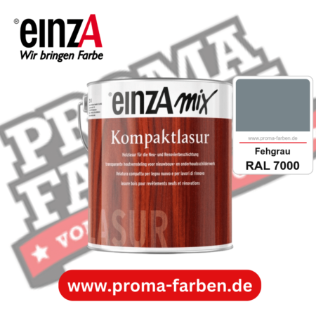 einzA Kompaktlasur kaufen bei Proma Farben RAL 7000 Fehgrau