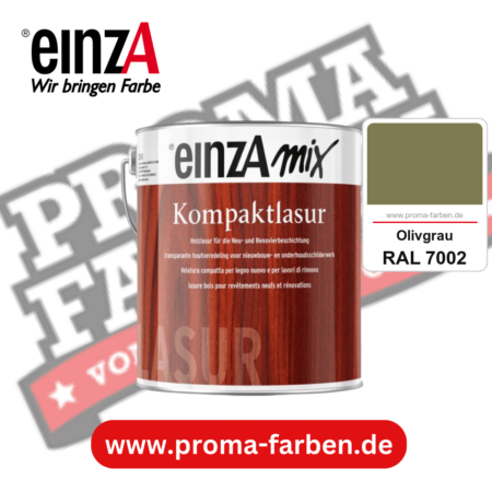 einzA Kompaktlasur kaufen bei Proma Farben RAL 7002 Olivgrau
