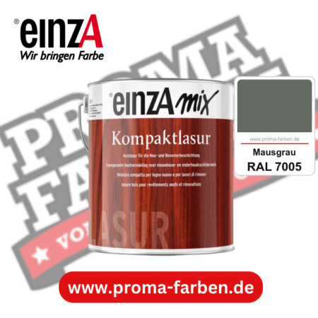 einzA Kompaktlasur kaufen bei Proma Farben RAL 7005 Mausgrau
