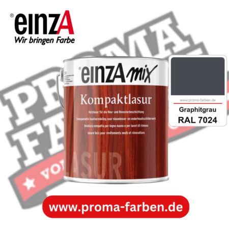 einzA Kompaktlasur kaufen bei Proma Farben RAL 7024 Graphitgrau