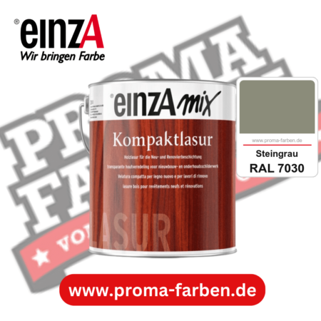 einzA Kompaktlasur kaufen bei Proma Farben RAL 7030 Steingrau